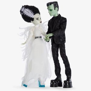 Frankenstein & Bride of Frankenstein Monster High Skullector Doll Set